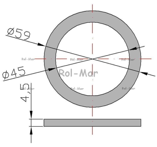 Pierścień filcowy duży 1208 Rozrzutnik 2