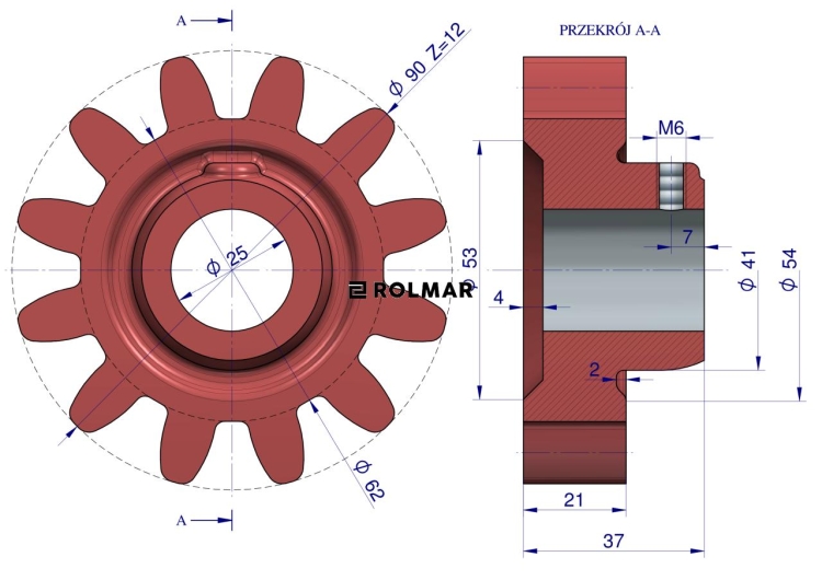 Koło Z 12 (siewnik konny) 2