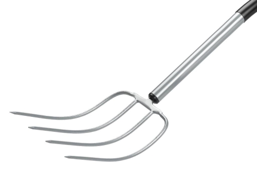 Widły gospodarcze 4-zębne na metalowym trzonku - Extra Long (dł. 1580 mm) Extreme Teger 2