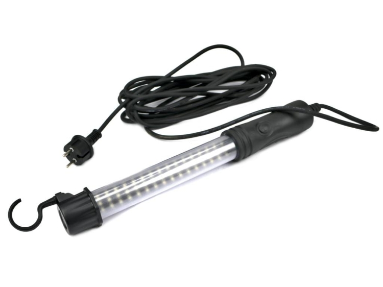 Lampa warsztatowa kanałowa LED 230V IP54 kabel 7m 16W SMD 1500lm Teger