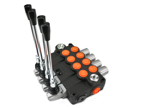 Rozdzielacz hydrauliczny 4-sekcyjny 120L VOIMA 2