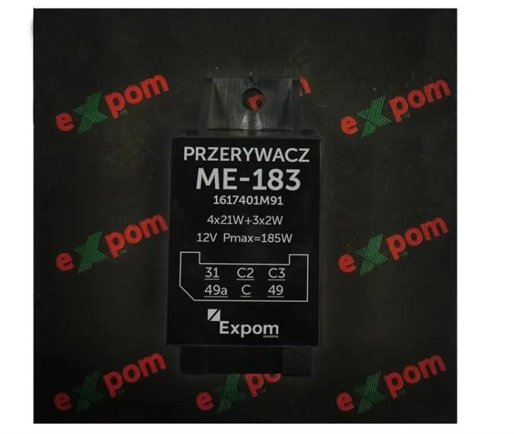 Przerywacz kierunkowskazów ME94 8335593 PKJ-95 MF3/MF4/C-330M/C-385 EXPOM KWIDZYN EU  3