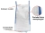 Worek BIG BAG 1000kg wentylowany 95 x 95 x 180 4 uchwyty Kołnierz/Lej spustowy Tasiemka TEGER