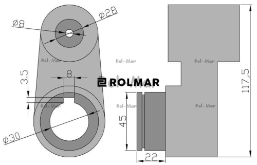 Zabierak Kosiarka rotacyjna 2