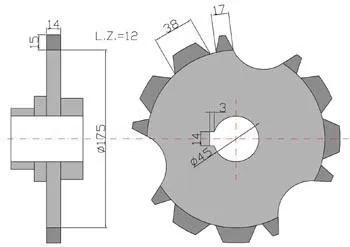 Koło spawane rury z oprawami zespołu zwijającego Prasa Zwijka zamiennik Sipma 2