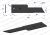 Nóż stały rozdrabniacz słomy sieczkarnia 198x50x3mm otwór 6.5 zastosowanie Z59033 280910Z John Deere WARYŃSKI 2