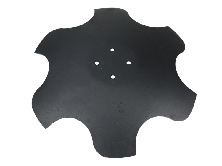 Talerz skrajny prawy fi 560 mocowanie 4/98 grubość 4,5 mm stal borowa Waryński