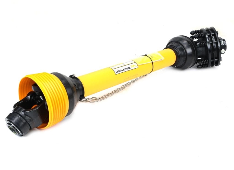 Wał przegubowo-teleskopowy 1290-1990mm 1240Nm Z20 - 1 3/4 z drugiej strony sprzęgło cierne 2500Nm Z20 - 1 3/4 CE 2020 seria 8R Waryński 2
