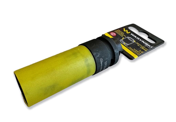 Nasadka udarowa 1/2 ze stali CrMo 19mm z magnesem i osłoną do felg aluminiowych Waryński 3