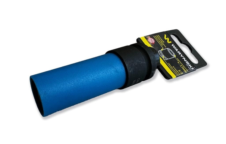 Nasadka udarowa 1/2 ze stali CrMo 17mm z magnesem i osłoną do felg aluminiowych Waryński 2