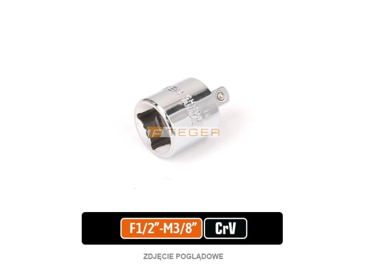 Redukcja F 1/2"-M 3/8" TEGER