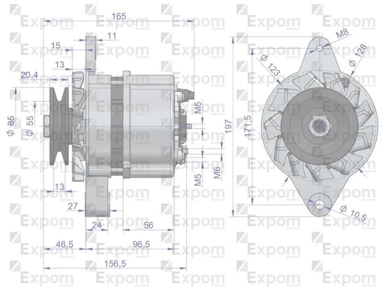 Alternator Perkins Renault Claas Nowy Typ EXPOM KWIDZYN eu 3