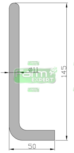 Palec ślimaka hederu wygięty 610434.2 Claas 2