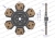 Tarcza sprzęgła ceramiczna Renault 7700061792 WARYŃSKI 3
