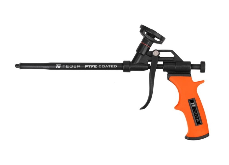 Pistolet do piany poliuretanowej - teflonowy 8"/200mm TEGER