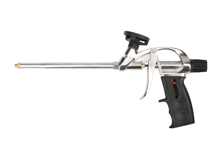 Pistolet do piany poliuretanowej - metalowy 8"/200mm TEGER
