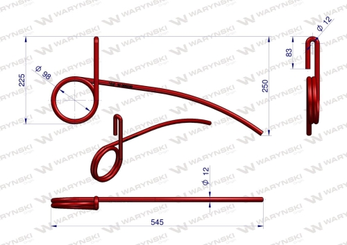 Palec zagarniający 306239 Rabe Waryński 2