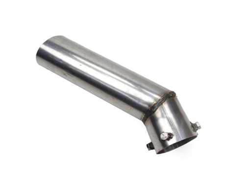 Rura do tłumika 5040390070.1P504039012/0 wygięta końcówka Bizon INOX WARYŃSKI 2