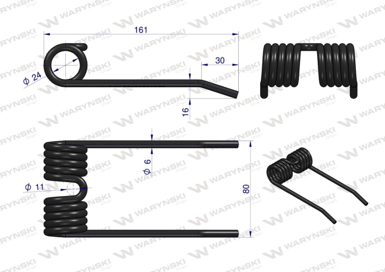 Palec podbieracza prasa zastosowanie Warfama Metal-Fach Waryński 3