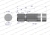 Wałek WOM frezowany jednostronnie 300mm Z21 - 1 3/8 Waryński 2