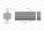 Wałek WOM frezowany całościowo 300mm Z6 - 1 3/4 Waryński  2