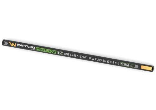 Wąż hydrauliczny do zakuwania POWER-FLOW 1SC DN08 1-oplotowy 215 Bar Waryński 2