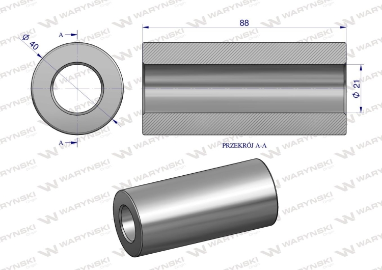 Zestaw Naprawczy Zetor 105 Turbo FI-105 3-pierścienie WARYŃSKI  4