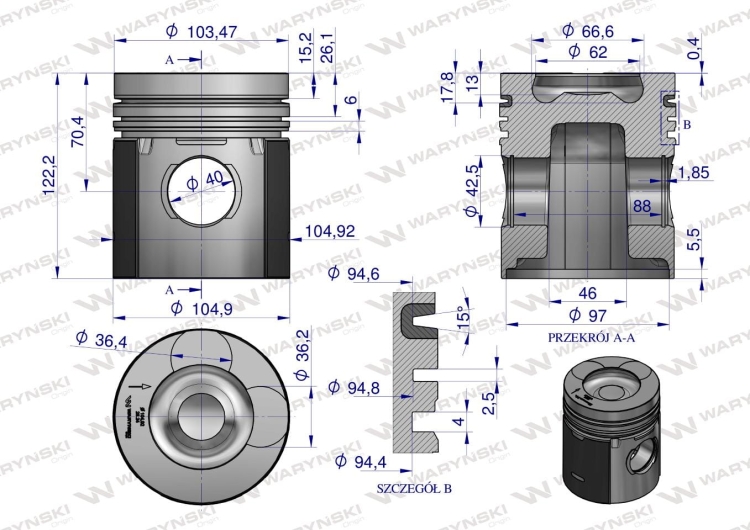 Zestaw Naprawczy PROXIMA PLUS 90 WARYŃSKI 2