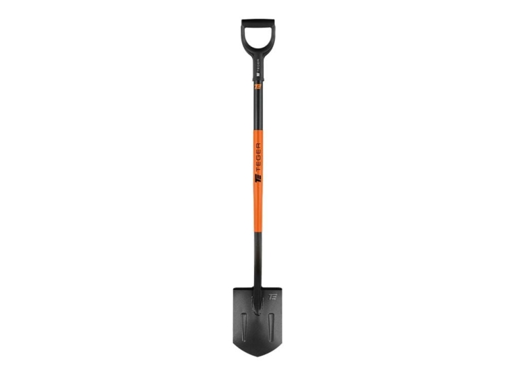 Szpadel szpiczasty na metalowym trzonku (dł. 1250 mm) Teger