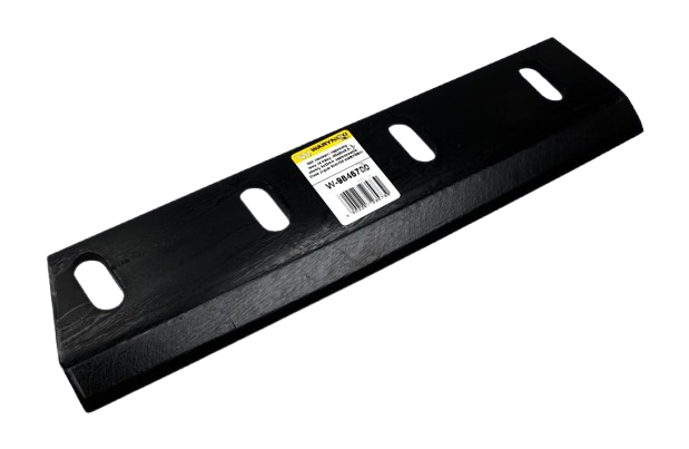 Nóż sieczkarni napawany lewy do trawy 380x90x8.5L otwory 4x35mm Claas Jaguar 9846700 WARYŃSKI