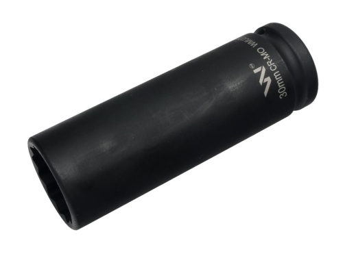 Nasadka udarowa 3/4" dwunastokątna ze stali CrMo 30mm bardzo długa D120 SLIM Waryński