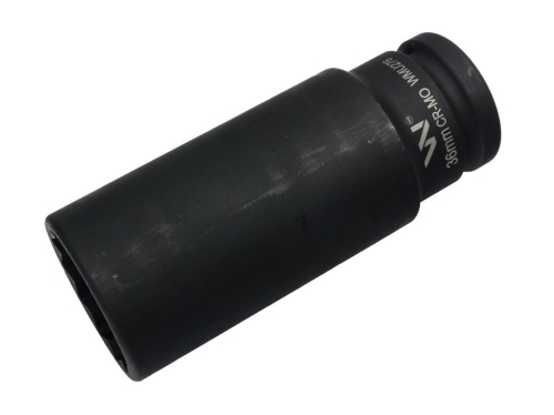 Nasadka udarowa 3/4" dwunastokątna ze stali CrMo 36mm bardzo długa D120 SLIM Waryński