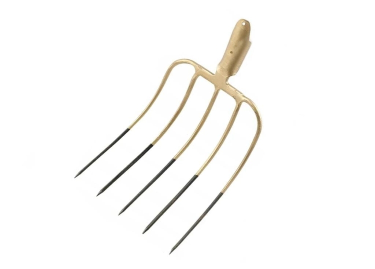 Widły gospodarcze 5-zębne nieoprawne kute Teger