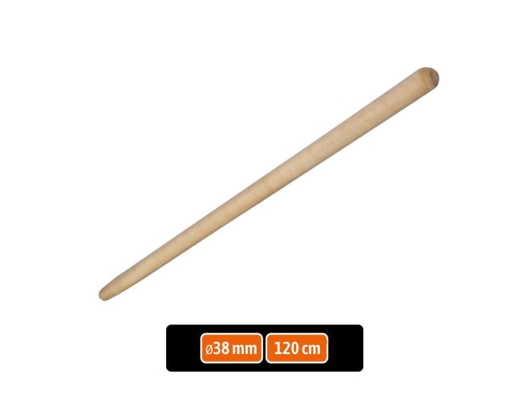 Trzonek drewniany do wideł 38x1200mm Teger