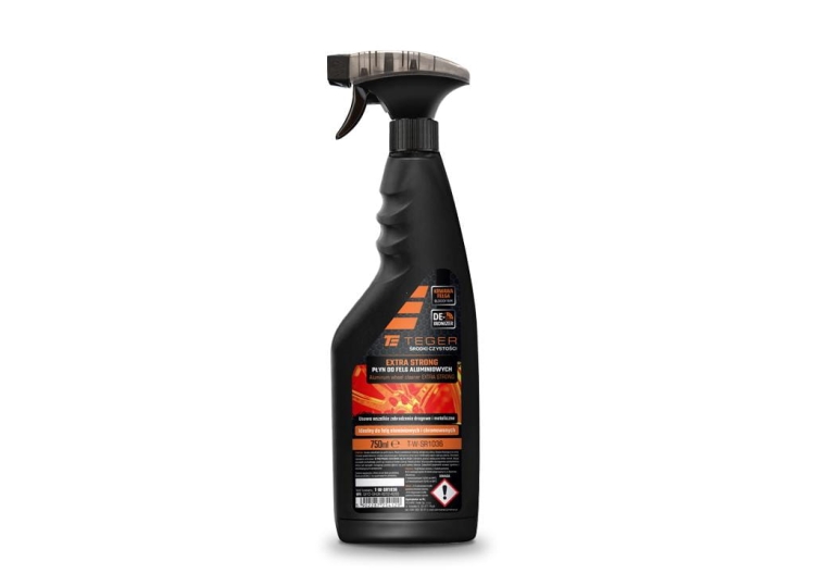 Płyn do mycia felg aluminiowych EXTRA STRONG (krwawa felga) 750ml - atomizer Teger