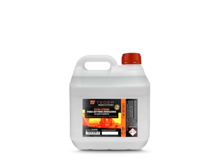 Piana aktywna dwufazowa do ciężkich zabrudzeń - EXTRA STRONG 2l - koncentrat Teger