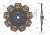Tarcza sprzęgła ceramiczna Renault 7700061793 WARYŃSKI  3