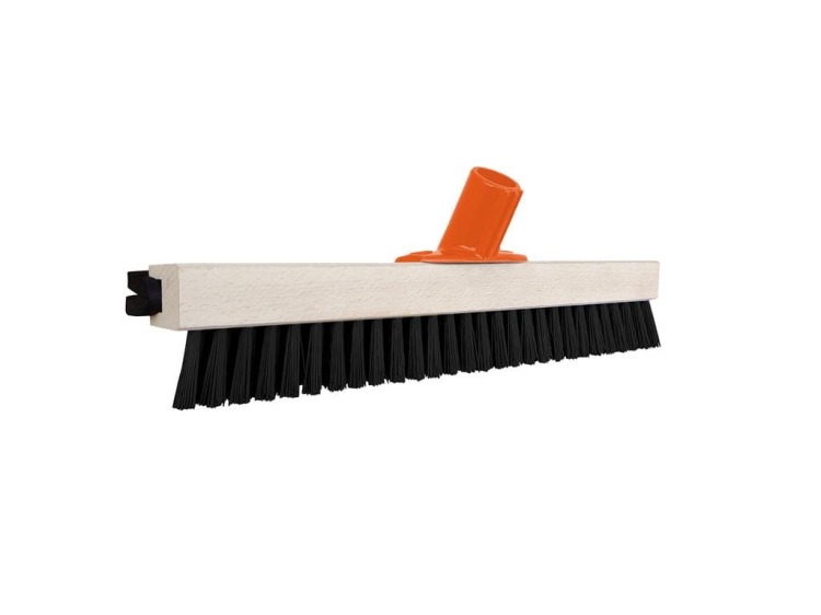 Szczotka do prac porządkowych PREMIUM 55x400 mm - ze ściągaczem do wody (mocowanie Click) Teger