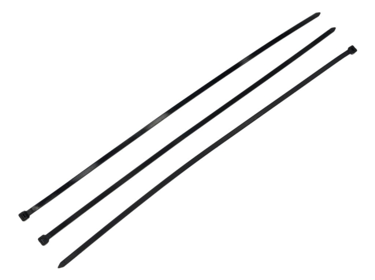 Opaski kablowe trytytki 12.0 x 750mm 100 szt czarne odporne na UV Teger