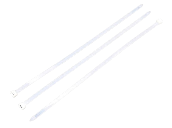 Opaski kablowe trytytki 9.0 x 650mm 100 szt transparentne odporne na UV Teger 2
