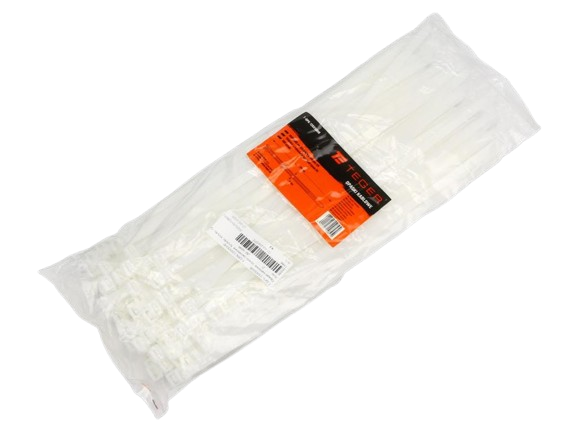 Opaski kablowe trytytki 12.0 x 500mm 100 szt transparentne odporne na UV Teger