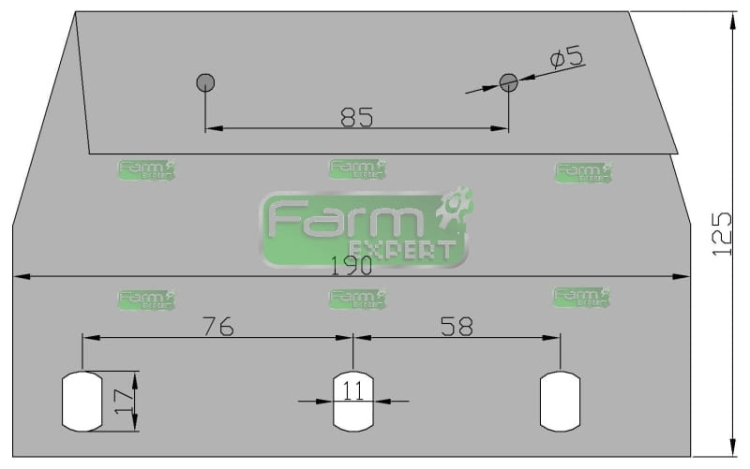 Prowadzenie główki kosy 610071.0 Claas 2