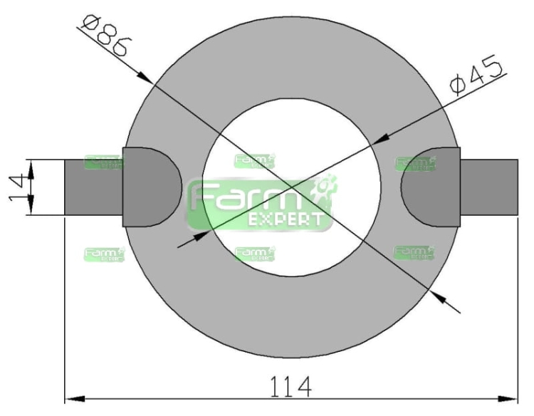 Łożysko wyciskowe sprzęgła 631663.0 1844027199 Claas 2
