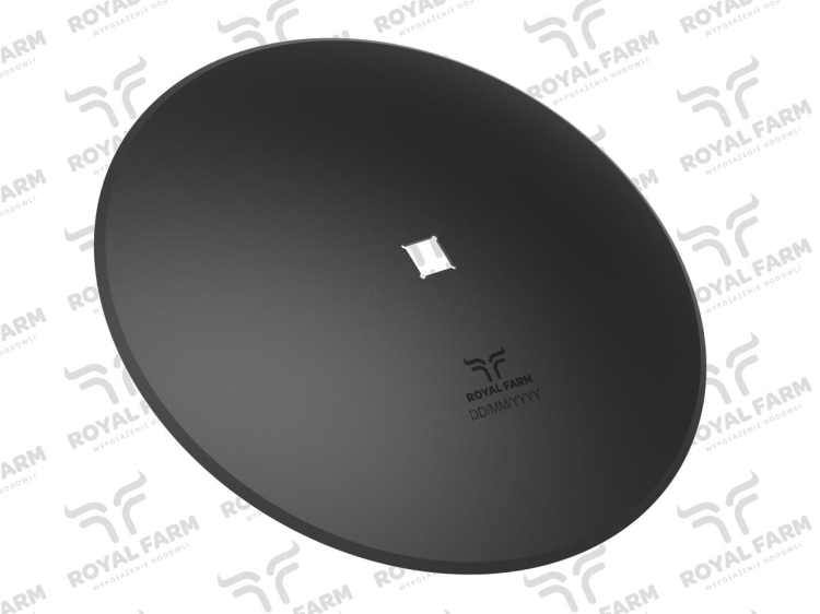 Talerz gładki fi 510 otwór 30x30 stal borowa 1279621010 1240040020 Royal Farm 4