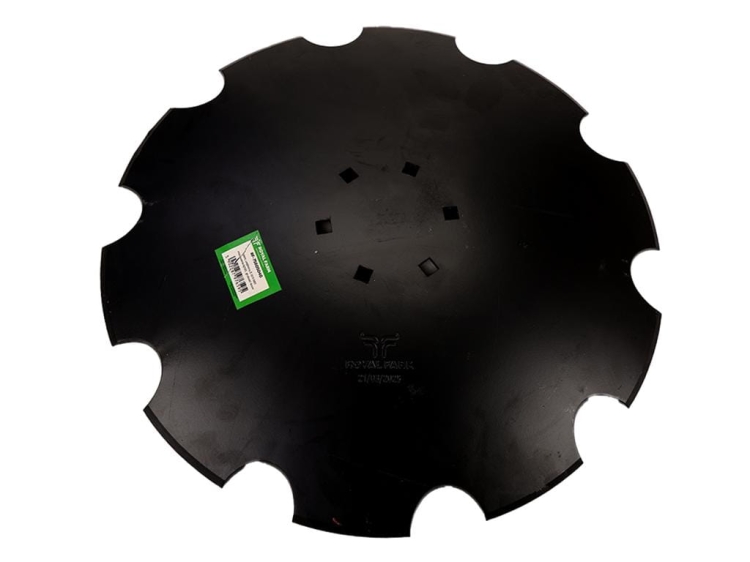 Talerz uzębiony Z-10 fi 560 mocowanie 6/120 grubość 4 mm stal borowa Royal Farm