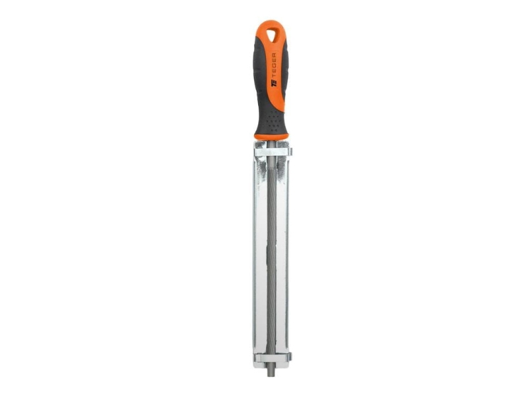 Pilnik okrągły do ostrzenia łańcucha z prowadnikiem 4.8/200mm - 0,325" Teger