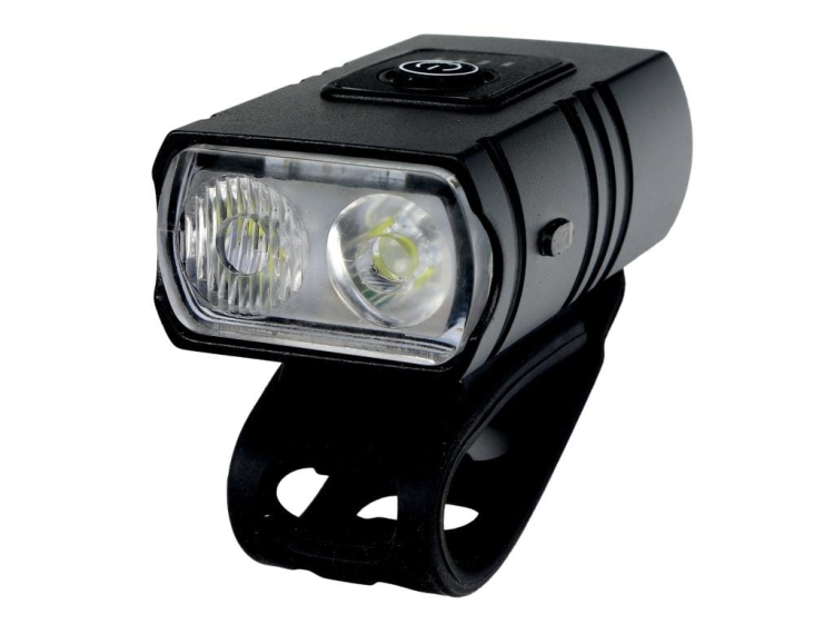 Lampa rowerowa LED przednia 315lm 1200mAh ładowana USB Teger