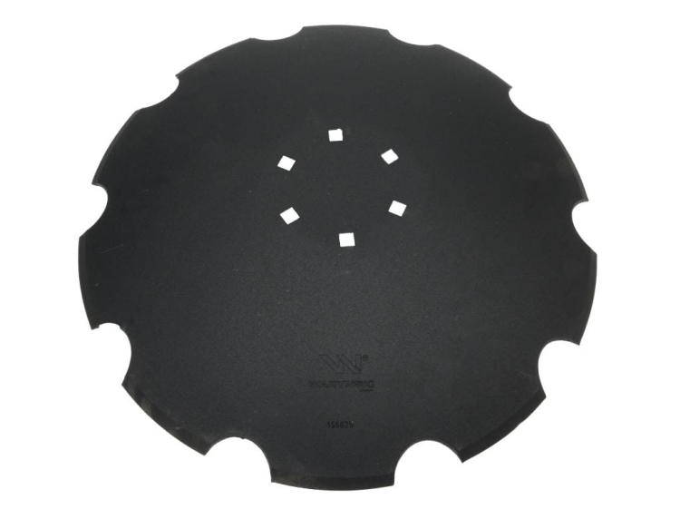 Talerz uzębiony Z-10 fi 560 mocowanie 6/120 grubość 4,5 mm stal borowa prosta piasta Tolmet Waryński 2