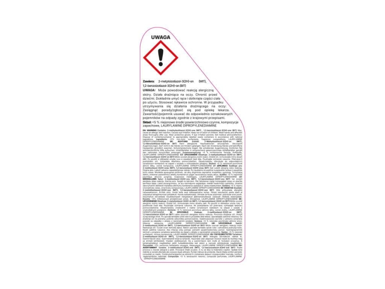 Preparat do nabłyszczania i konserwacji opon - Czernidło PROFESSIONAL 750ml - atomizer Teger 3