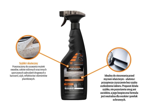 Preparat do usuwania owadów z lakieru i szyb EXTRA STRONG 750ml - atomizer Teger 2